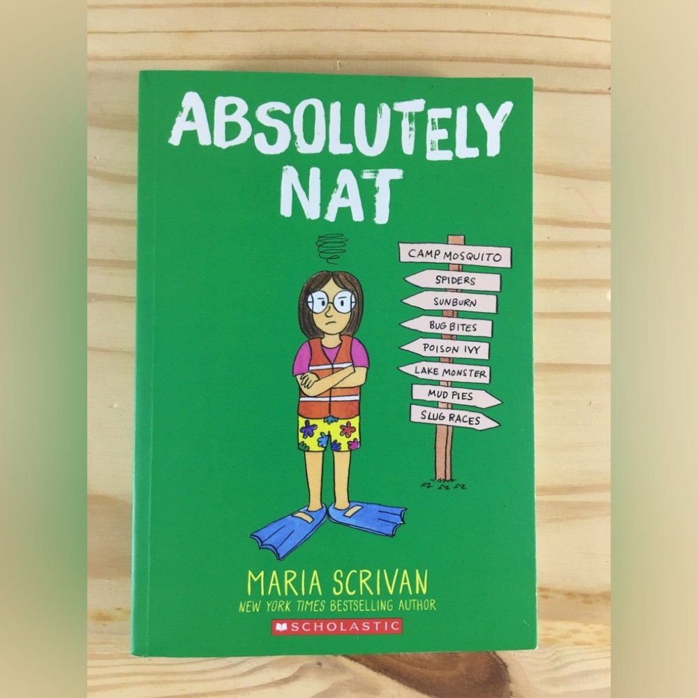Scholastic Absolutely Nat Softcover Graphic Novel Maria Scrivan Natalie Homework